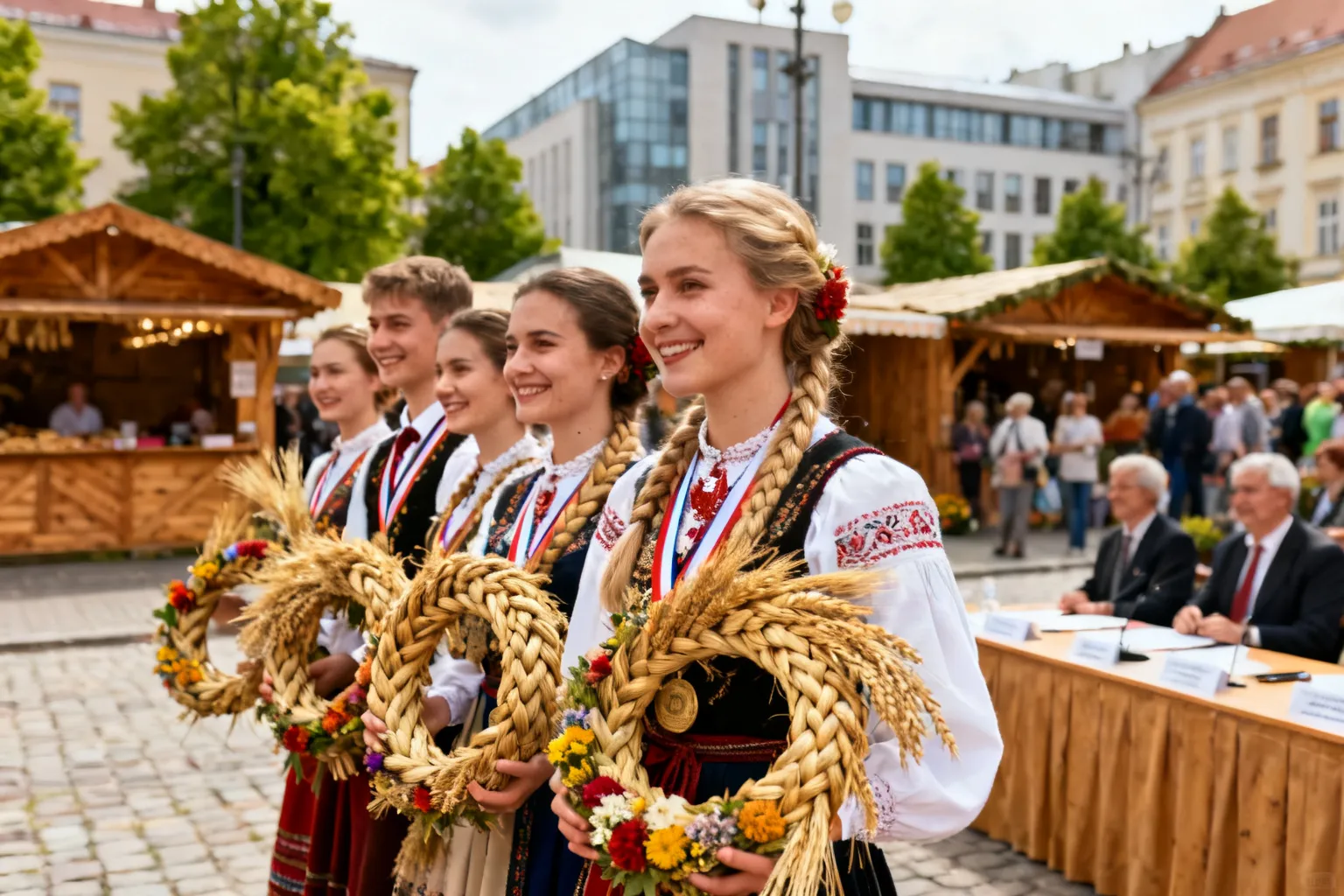 Dożynki Województwa Małopolskiego w Krakowie — wieńce i laureaci konkursu