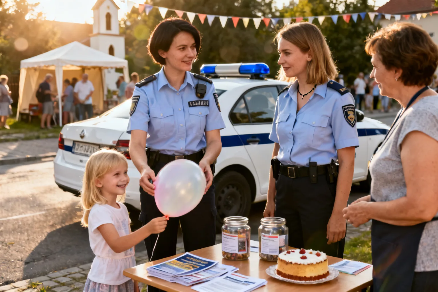 Policjantki z Komisariatu III wsparły parafialny piknik charytatywny dla Hani