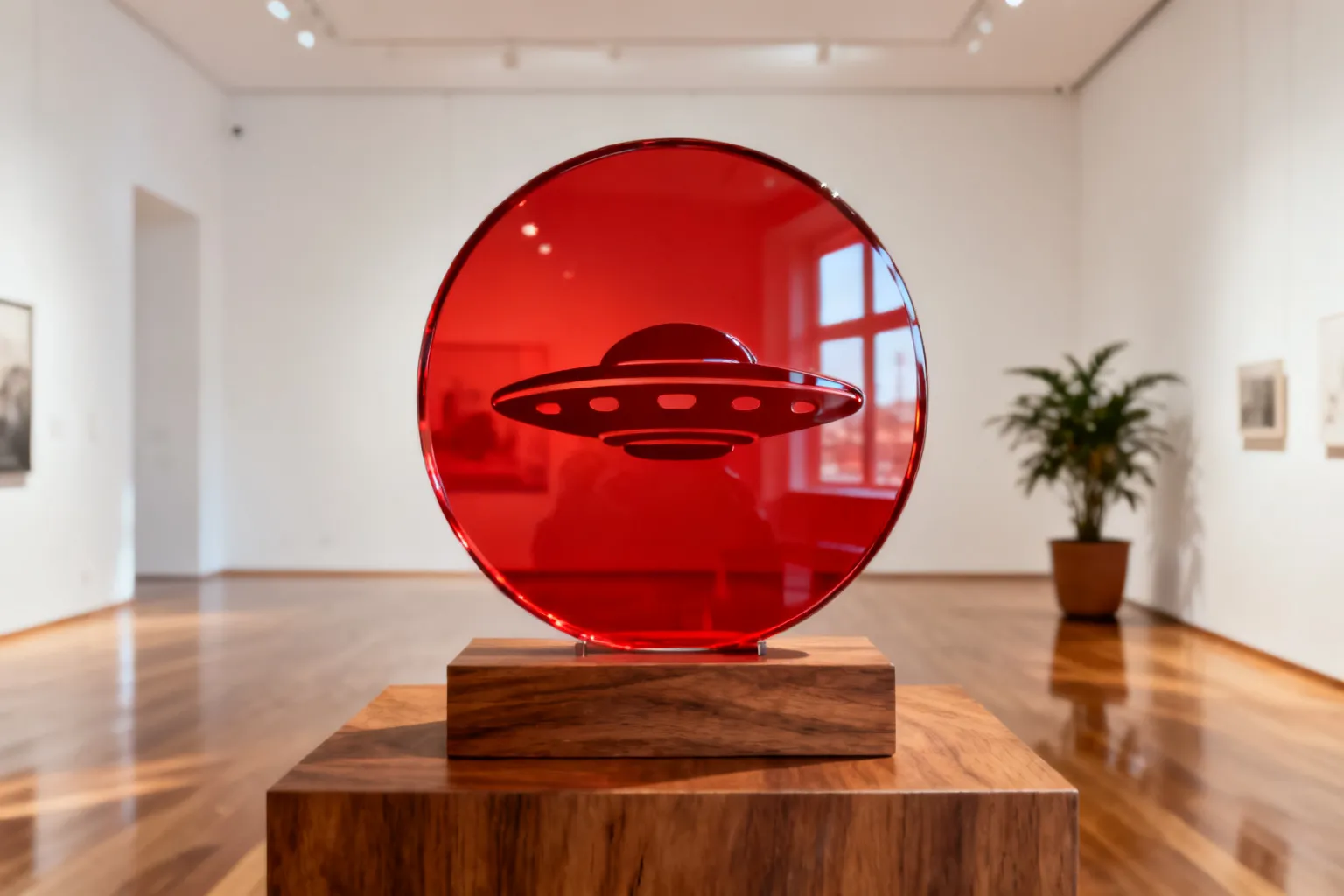 logotyp UFO Art Gallery Red Dot — nagroda dla krakowskiego projektu