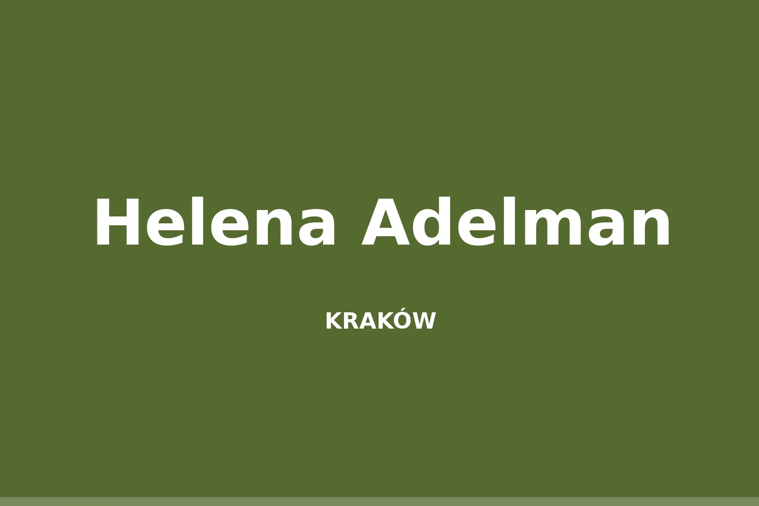 Helena Adelman