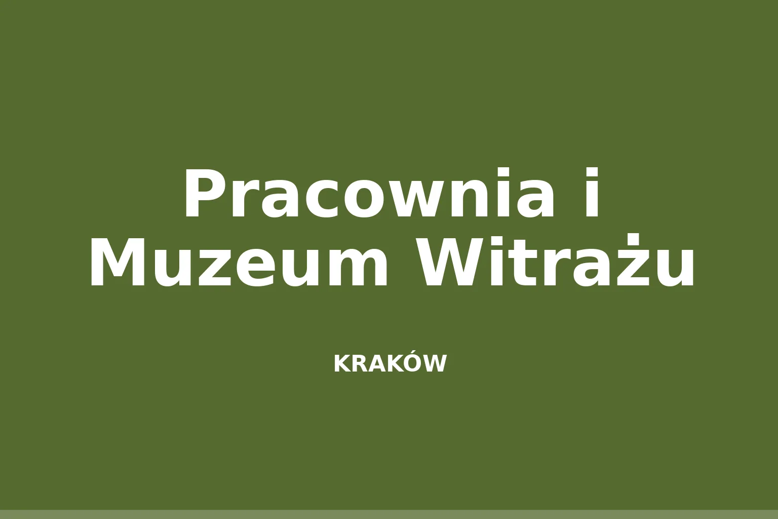 Pracownia i Muzeum Witrażu
