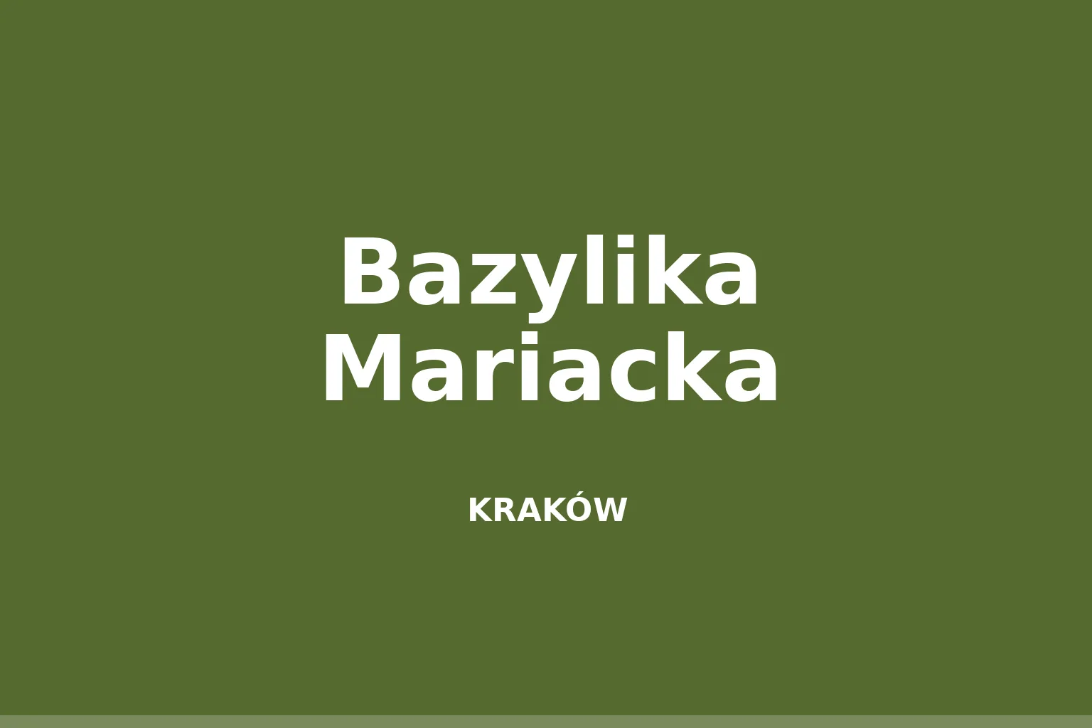 Bazylika Mariacka
