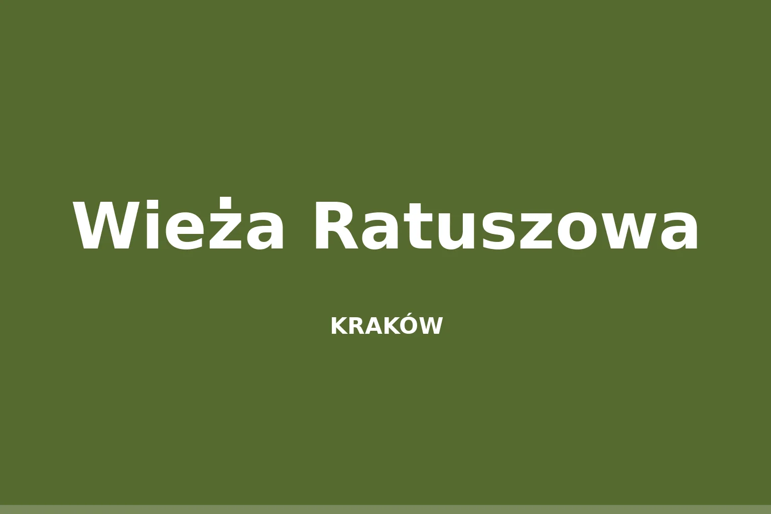 Wieża Ratuszowa