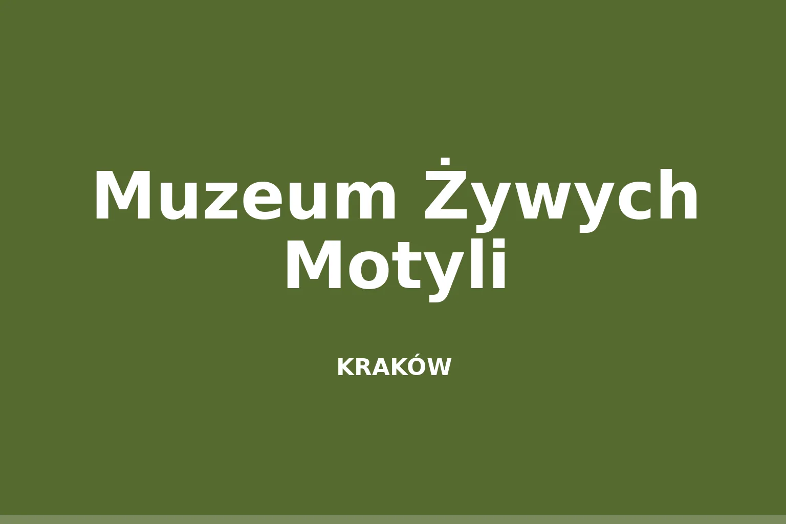 Muzeum Żywych Motyli