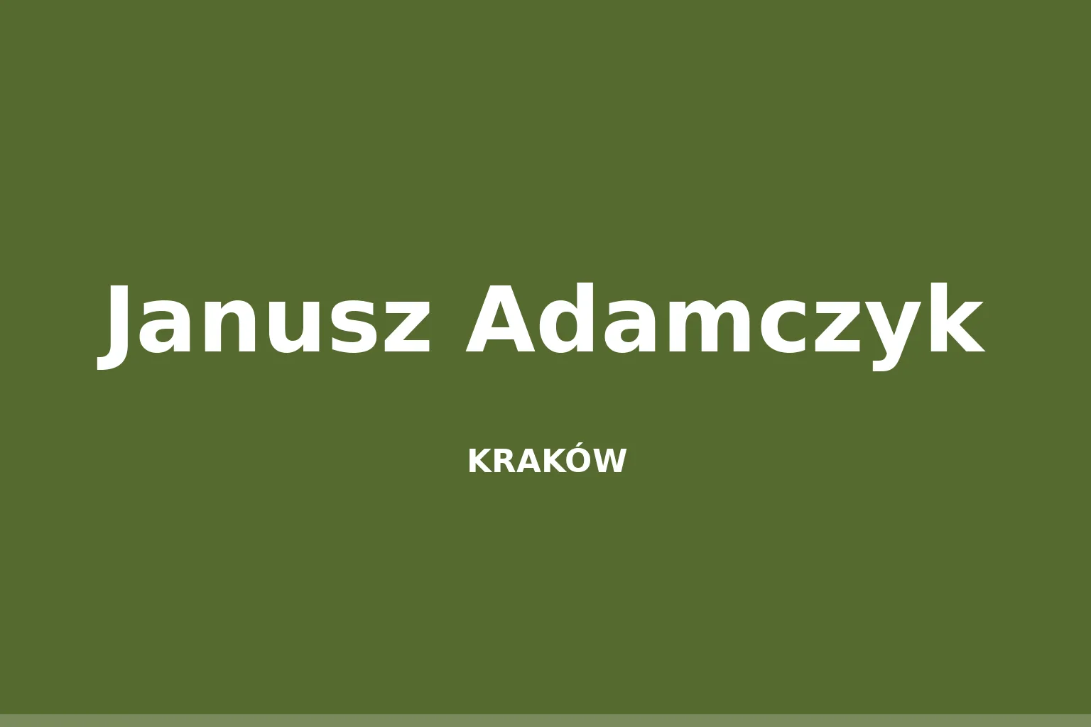 Janusz Adamczyk (piłkarz)